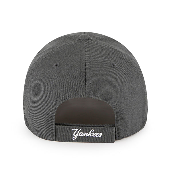 47 Brand New York Yankees MVP Adjustable Hat - Charcoal - Back