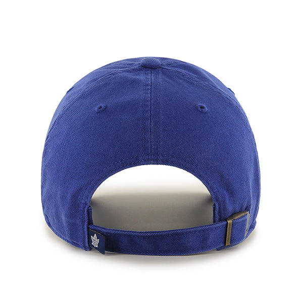 47 Brand Toronto Maple Leafs Clean Up Adjustable Hat - Royal Blue - Back