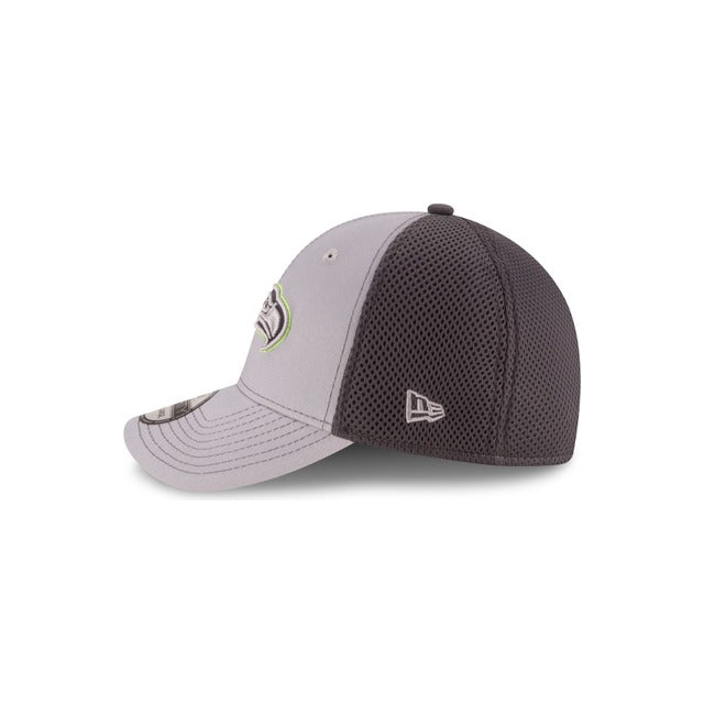 Seattle Seahawks Neo 39THIRTY Stretch Fit Hat - Gray / Navy