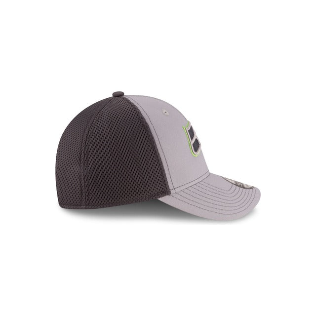 Seattle Seahawks Neo 39THIRTY Stretch Fit Hat - Gray / Navy