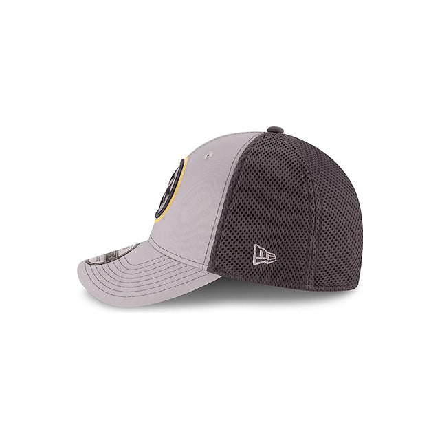 Pittsburgh Steelers Neo 39THIRTY Stretch Fit Hat - Gray / Navy