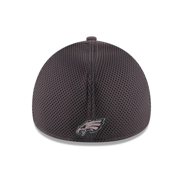 Philadelphia Eagles Neo 39THIRTY Stretch Fit Hat - Gray / Navy