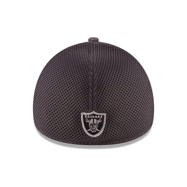 Las Vegas Raiders Neo 39THIRTY Stretch Fit Hat - Gray / Navy