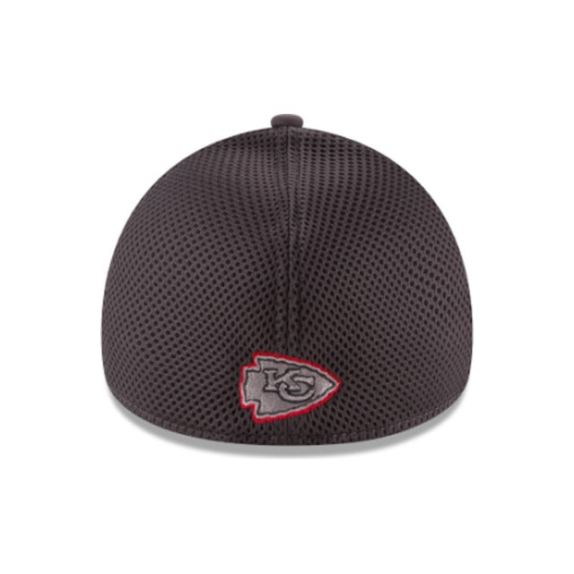 Kansas City Chiefs Neo 39THIRTY Stretch Fit Hat - Gray / Navy