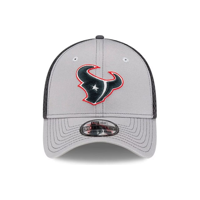 Houston Texans Neo 39THIRTY Stretch Fit Hat - Gray / Navy