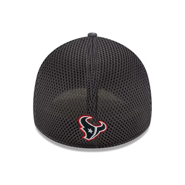 Houston Texans Neo 39THIRTY Stretch Fit Hat - Gray / Navy