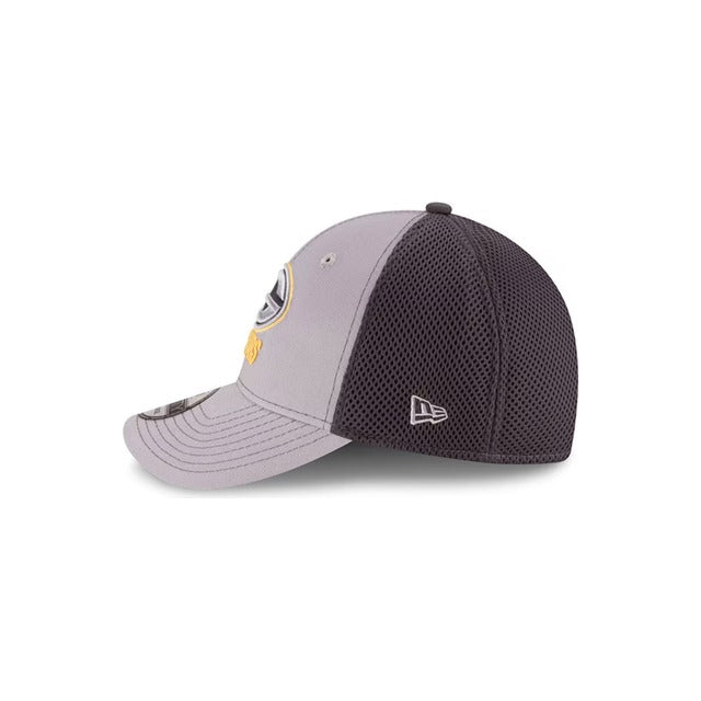 Green Bay Packers Neo 39THIRTY Stretch Fit Hat - Gray / Navy