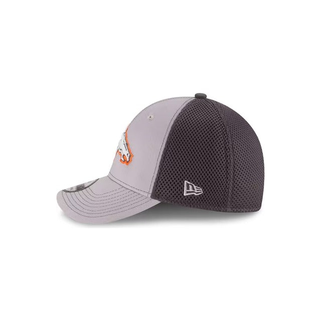 Denver Broncos Neo 39THIRTY Stretch Fit Hat - Gray / Navy