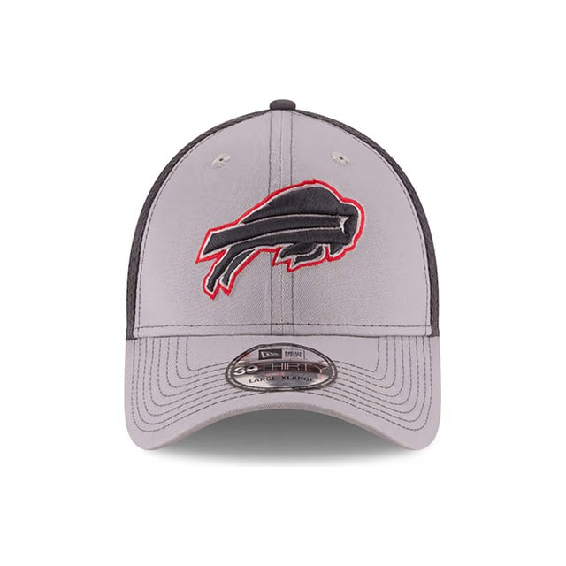 Buffalo Bills Neo 39THIRTY Stretch Fit Hat - Gray / Navy