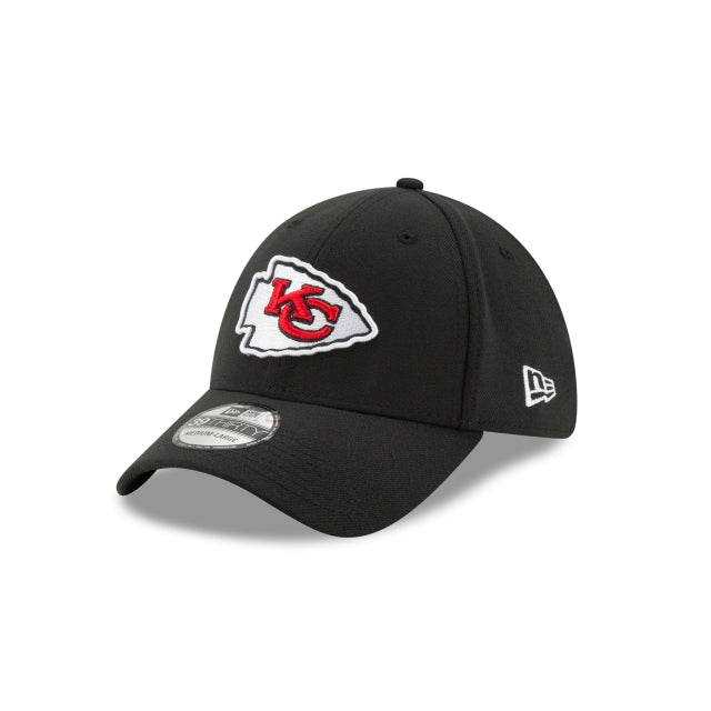Kansas City Chiefs Classic 39THIRTY Stretch Fit Hat - Black / Team Colors