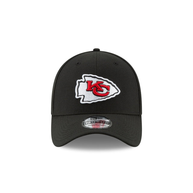 Kansas City Chiefs Classic 39THIRTY Stretch Fit Hat - Black / Team Colors
