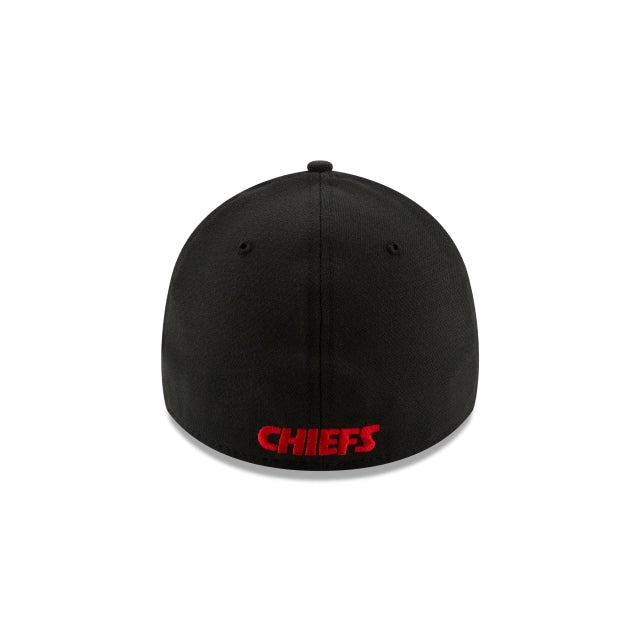 Kansas City Chiefs Classic 39THIRTY Stretch Fit Hat - Black / Team Colors