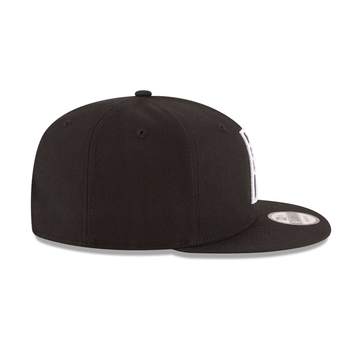 New Era Indiana Pacers Black &amp; White 9FIFTY Snapback Hat - View 6