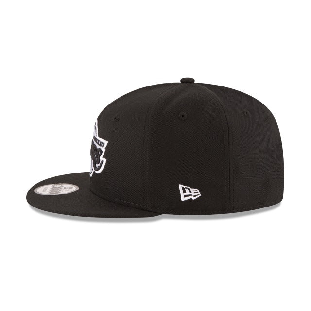 New Era Los Angeles Lakers Basic Black 9FIFTY Snapback Hat - View 5