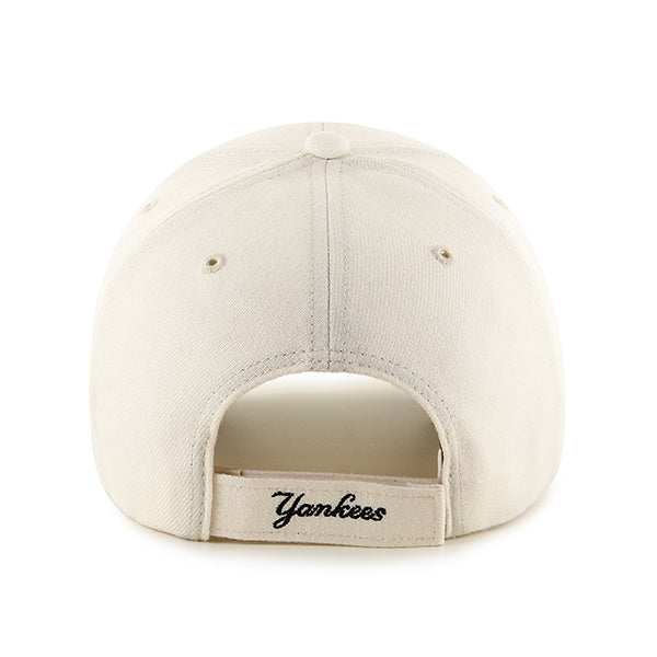 47 Brand New York Yankees MVP Adjustable Hat - Natural - Back