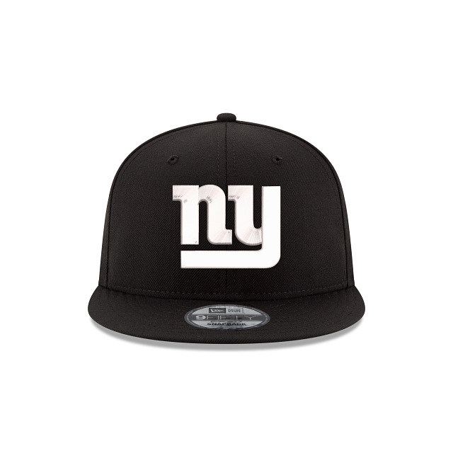 New Era New York Giants Black &amp; White 9FIFTY Snapback Hat - View 3
