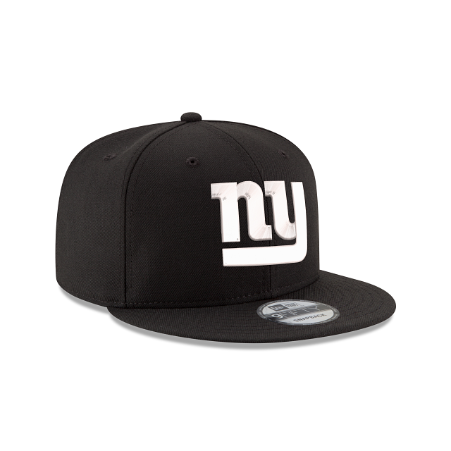 New Era New York Giants Black &amp; White 9FIFTY Snapback Hat - View 2