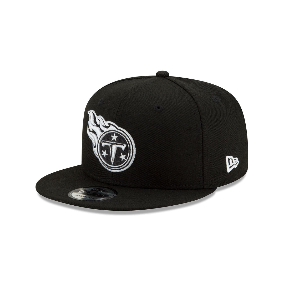 New Era Tennessee Titans Black & White 9FIFTY Snapback Hat - View 1