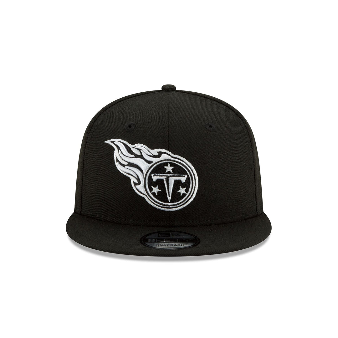 New Era Tennessee Titans Black &amp; White 9FIFTY Snapback Hat - View 4