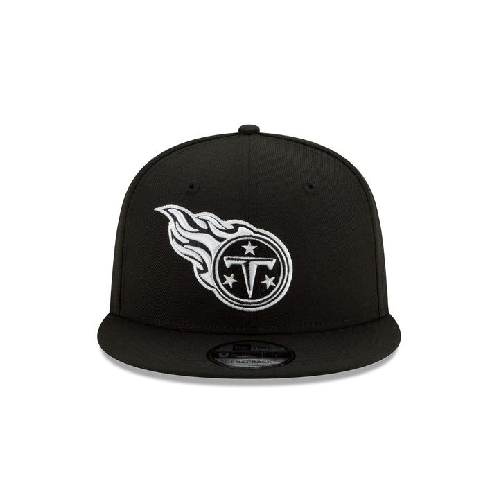 New Era Tennessee Titans Black &amp; White 9FIFTY Snapback Hat - View 4