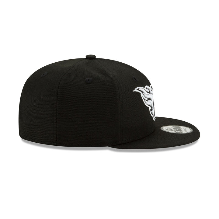 New Era Tennessee Titans Black &amp; White 9FIFTY Snapback Hat - View 6