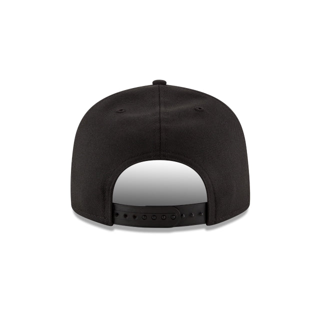 New Era Detroit Lions Black &amp; White 9FIFTY Snapback Hat - View 4