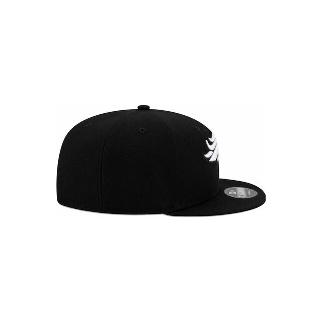 Denver Broncos Black &amp; White 9FIFTY Snapback Hat - Black