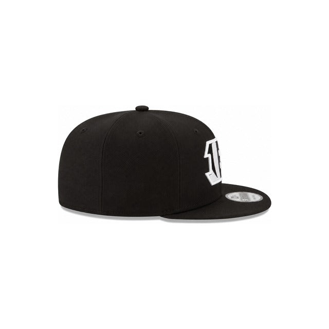 Cincinnati Bengals Black &amp; White 9FIFTY Snapback Hat - Black