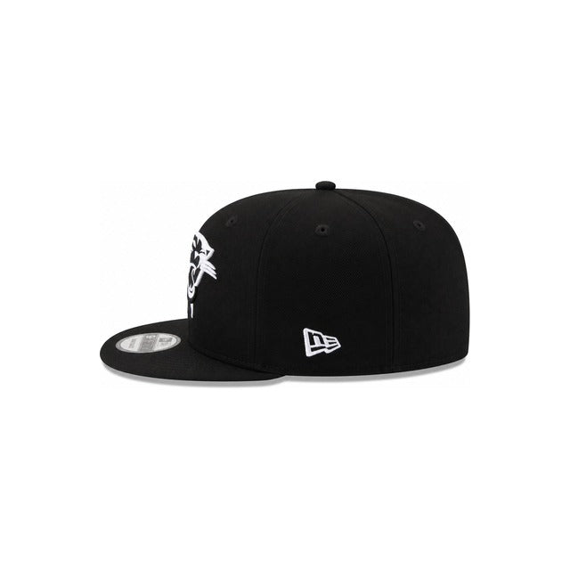 Carolina Panthers Black &amp; White 9FIFTY Snapback Hat - Black