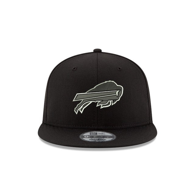 New Era Buffalo Bills Black &amp; White 9FIFTY Snapback Hat - View 3