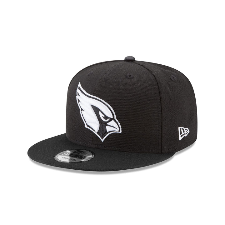 New Era Arizona Cardinals Black &amp; White 9FIFTY Snapback Hat - View 1