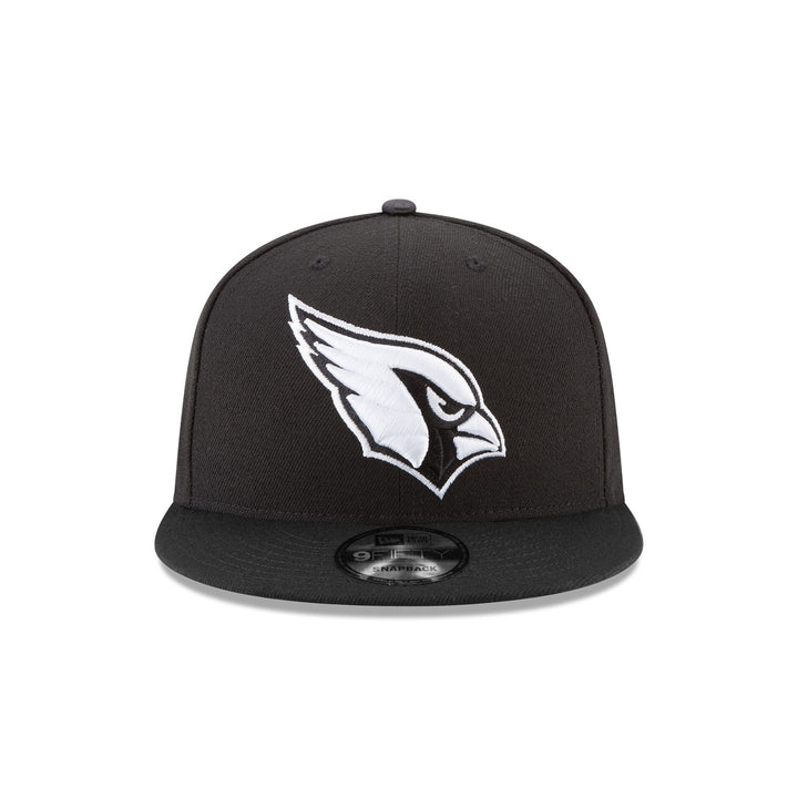 New Era Arizona Cardinals Black &amp; White 9FIFTY Snapback Hat - View 3