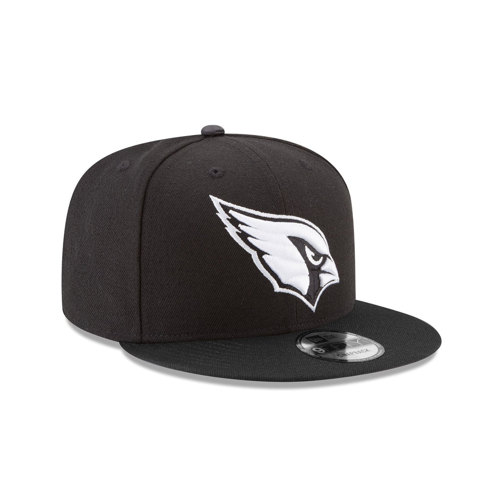New Era Arizona Cardinals Black & White 9FIFTY Snapback Hat - View 2