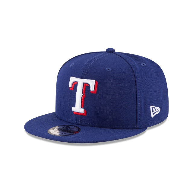 New Era Texas Rangers Basic 9FIFTY Snapback Hat - View 1