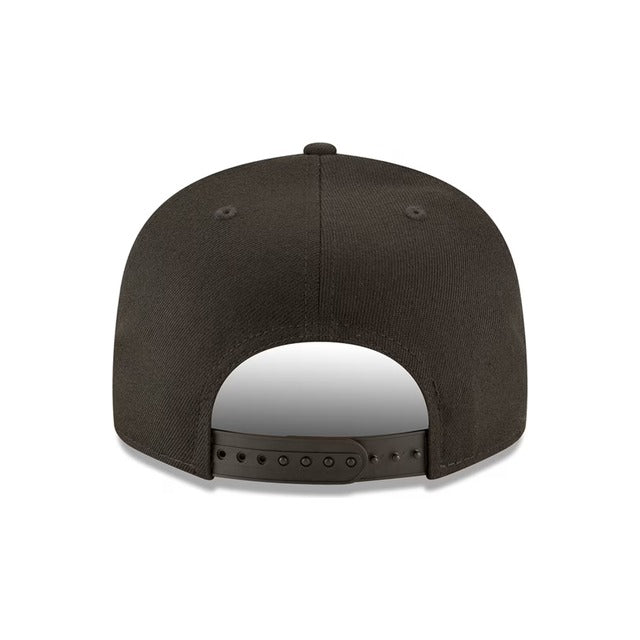 Texas Rangers Black on Black 9FIFTY Snapback Hat - Black