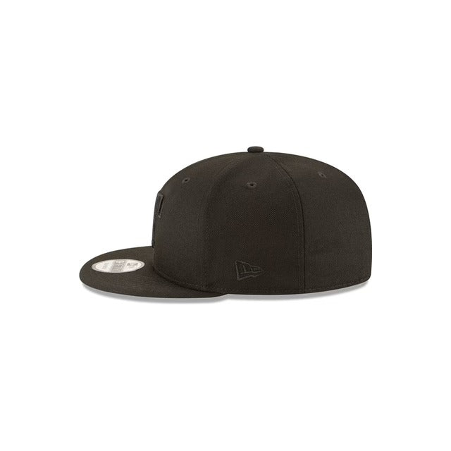 Texas Rangers Black on Black 9FIFTY Snapback Hat - Black