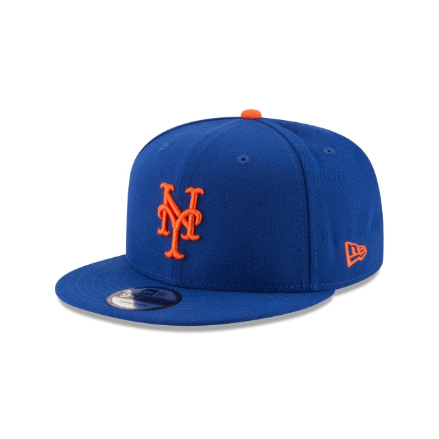 New Era New York Mets Basic 9FIFTY Snapback Hat - View 1