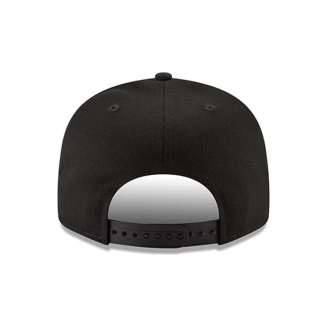 Los Angeles Dodgers Black and White 9FIFTY Snapback Hat - Black