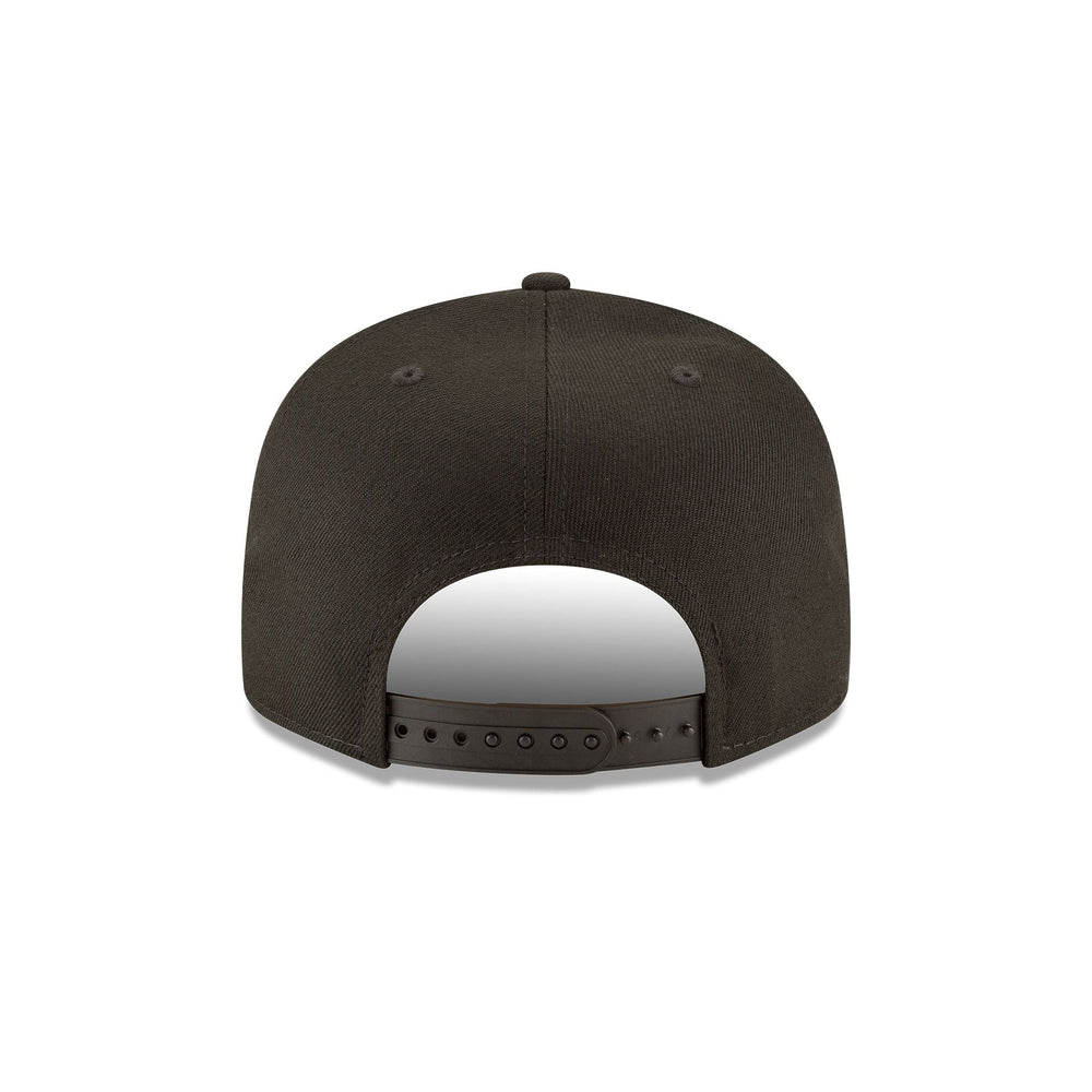 New Era Boston Red Sox Black on Black 9FIFTY Snapback Hat - View 2