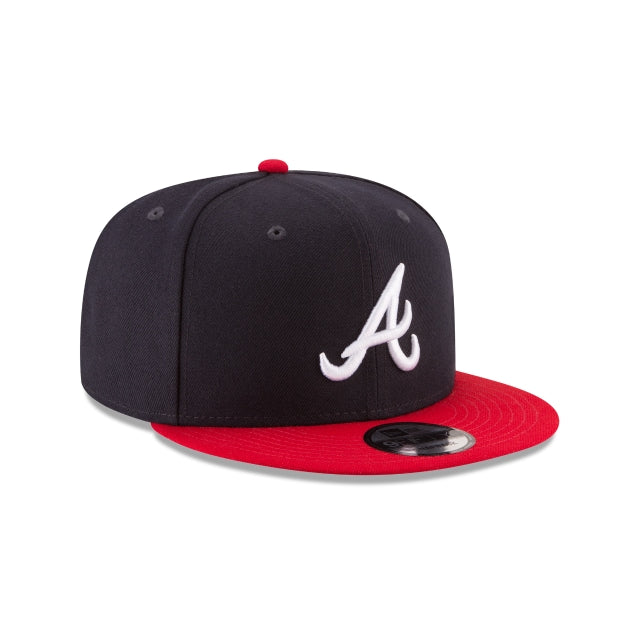 New Era Atlanta Braves Basic 9FIFTY Snapback Hat - View 3