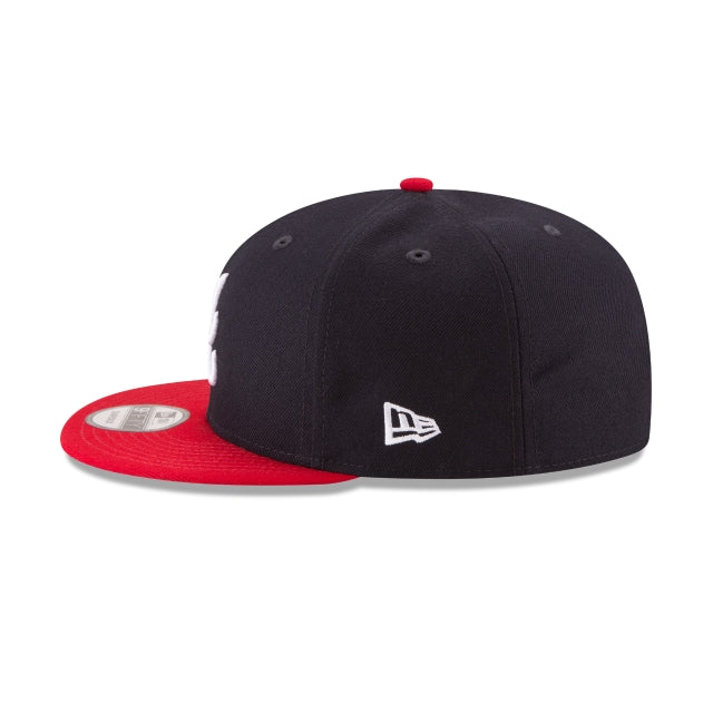New Era Atlanta Braves Basic 9FIFTY Snapback Hat - View 6
