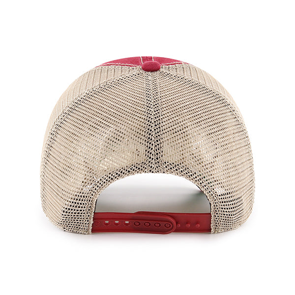 47 Brand South Carolina Gamecocks Trawler Clean Up Adjustable Hat - Razor Red/Green - Back