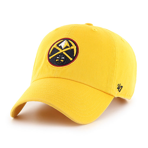 '47 Brand Denver Nuggets Clean Up Adjustable Hat - Yellow Gold
