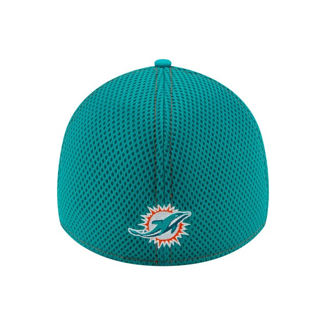 Miami Dolphins Neo 39THIRTY Stretch Fit Hat - Teal