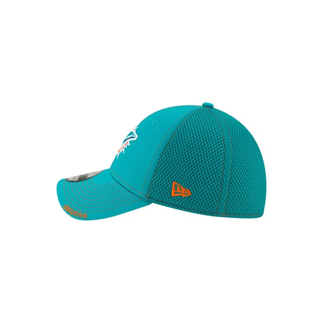 Miami Dolphins Neo 39THIRTY Stretch Fit Hat - Teal
