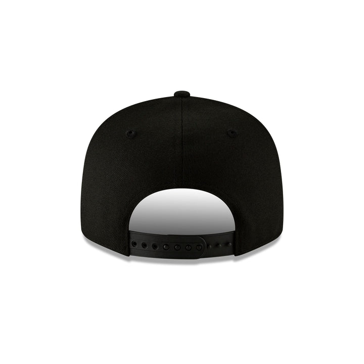 New Era New England Patriots Black on Black 9FIFTY Snapback Hat - View 2