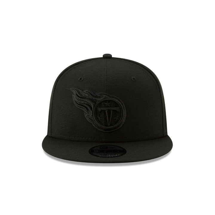 New Era Tennessee Titans Black on Black 9FIFTY Snapback Hat - View 4