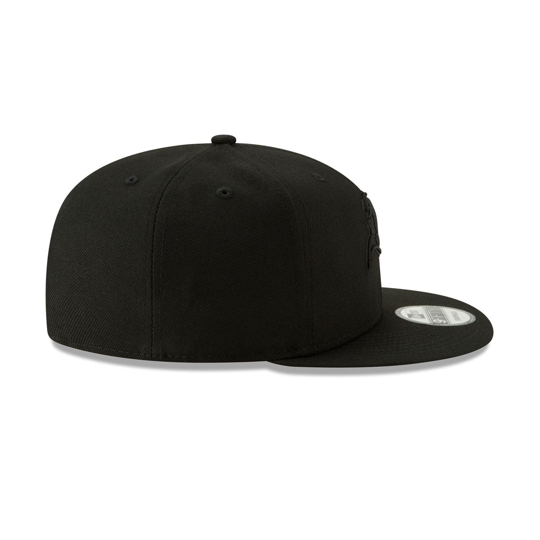New Era Tampa Bay Buccaneers Black on Black 9FIFTY Snapback Hat - View 6