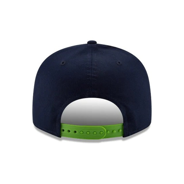 Seattle Seahawks Two Tone 9FIFTY Snapback Hat - Navy