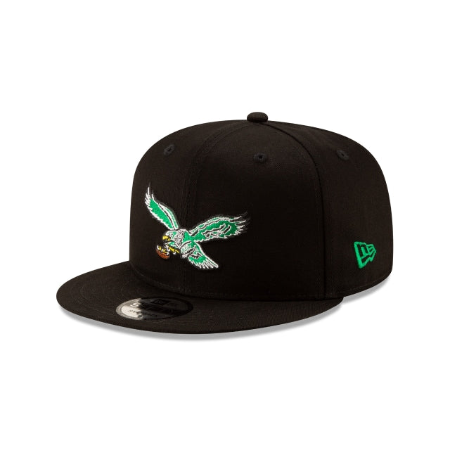 New Era Philadelphia Eagles Historic 9FIFTY Snapback Hat - View 1